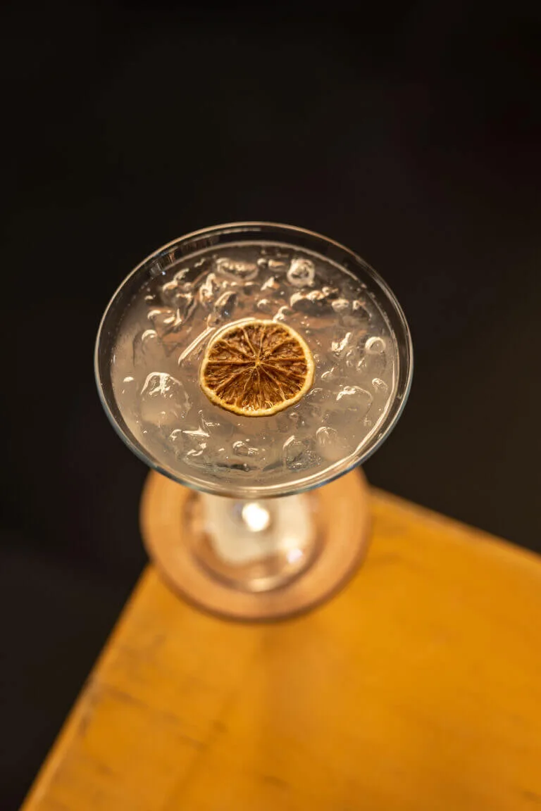 Pisco Sour con limón deshidratado de Humo Origen